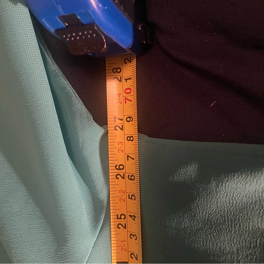 Women’s Teal Bow-Accent Blouse - Picture 10 of 11